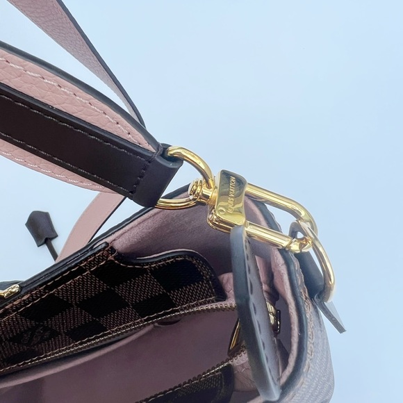 Authentic❤️Louis Vuitton Jersey Tok Zip Tote Crossbody Handbag Damier Leather - Picture 11 of 14